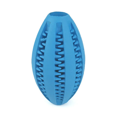 Pet Dog Chew Toys Teeth Cleaning Snack Ball Pet Dog Toy Ball Natural Rubber Super Tough Interactive Bouncy Pet Supplies