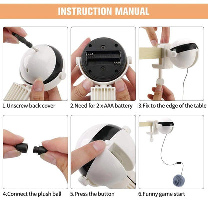 Electric Lifting Cat Toy Ball – Interactive Pet Puzzle